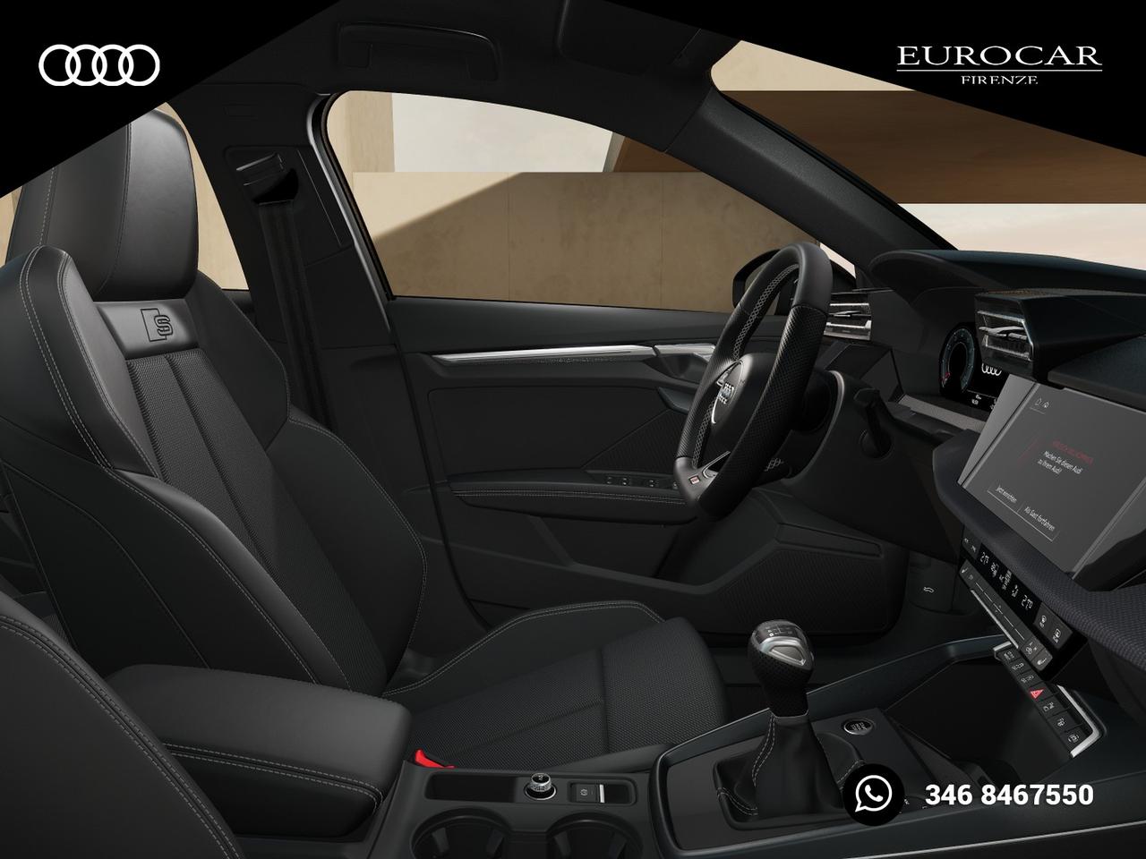 Audi A3 sportback 1.5 tfsi s line edition 116cv