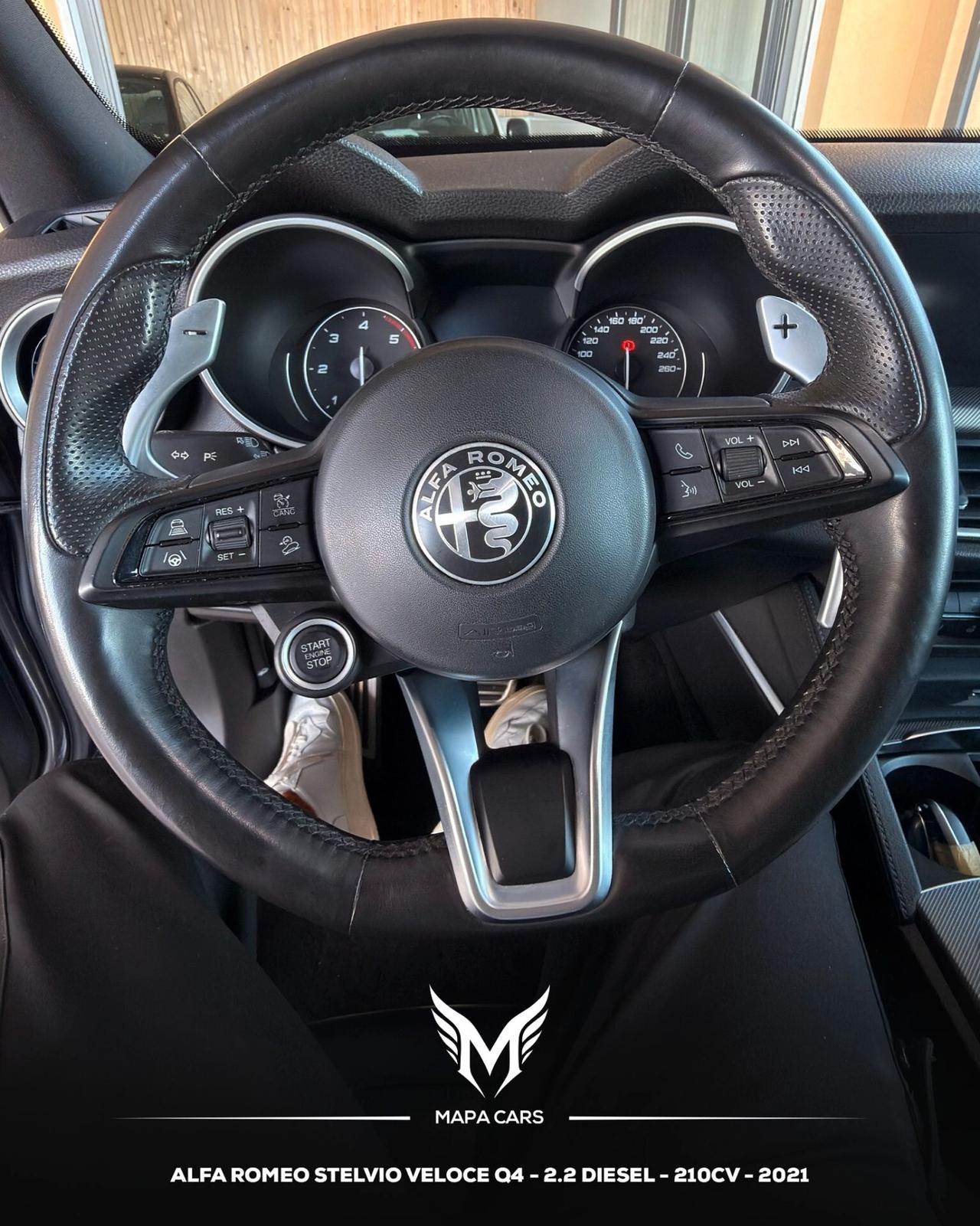 Alfa Romeo Stelvio 2.2 Turbodiesel 210 CV AT8 Q4 Veloce