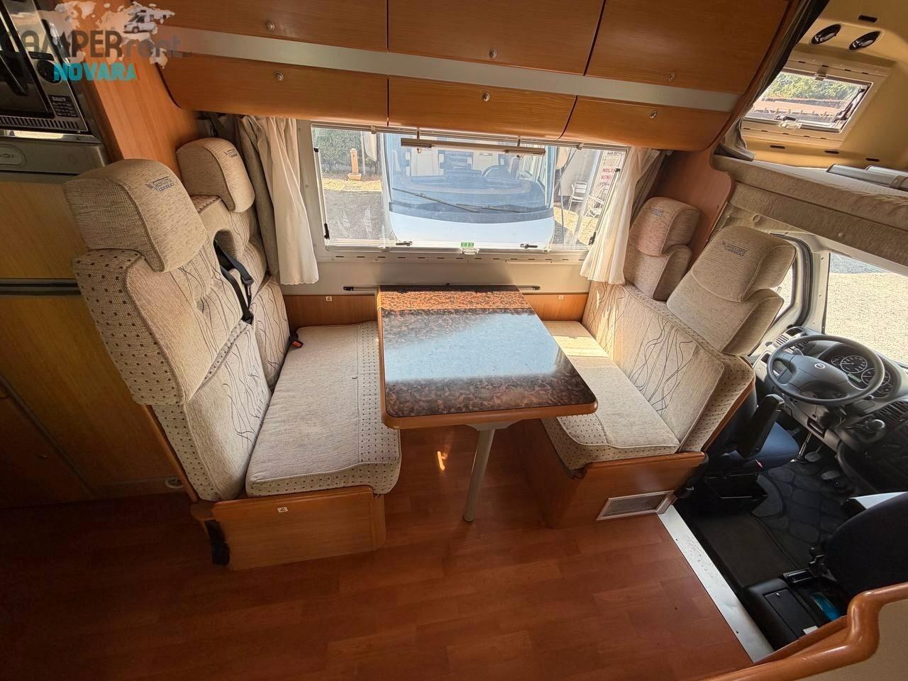 Mobilvetta ICARO S6 MANSARDATO COMPATTO 6 POSTI LETTO