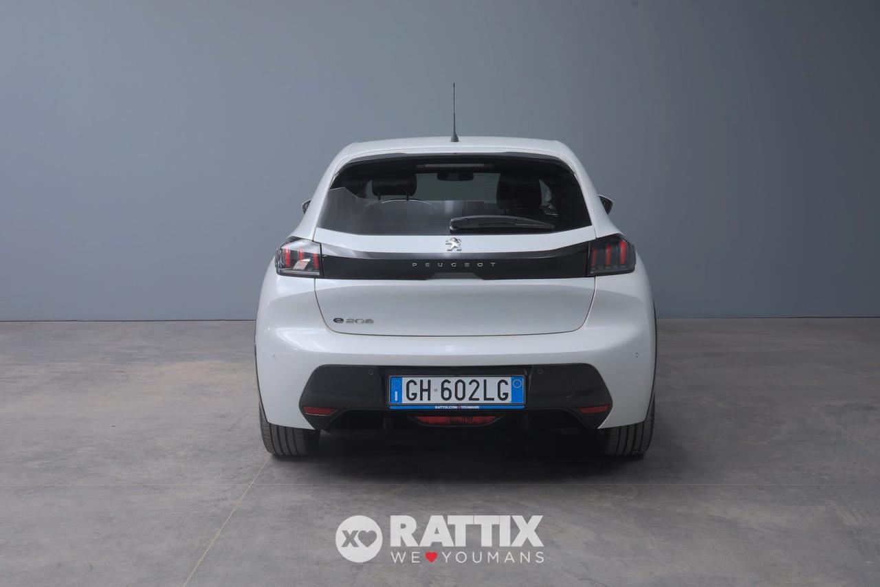 Peugeot e-208 motore elettrico 100kW Allure Pack
