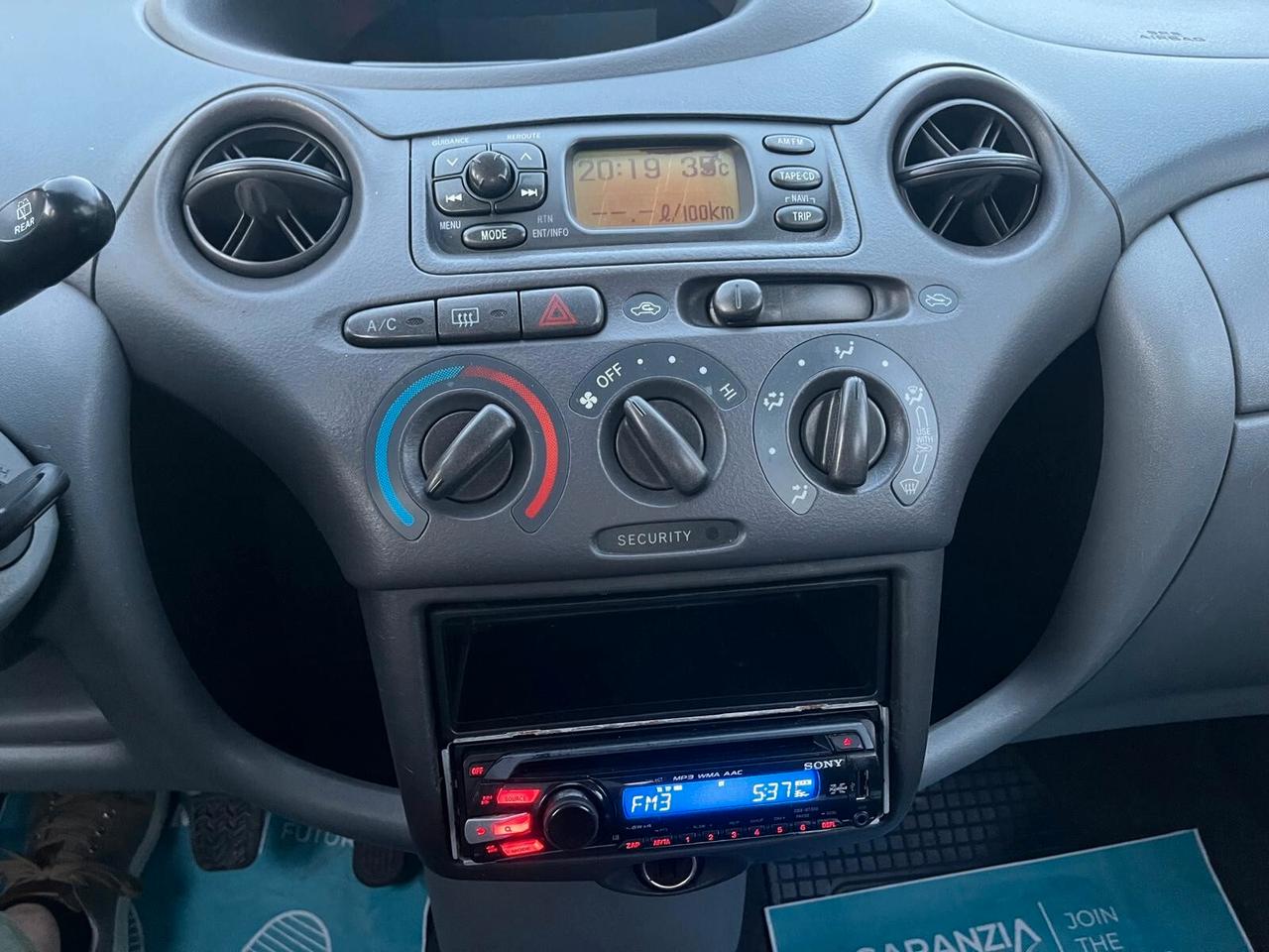 Toyota Yaris 1.0 benzina 5 porte Clima+Idroguida