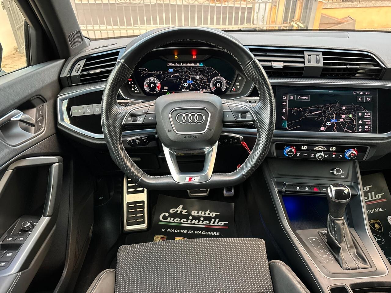 Audi Q3 40 TDI QUATTRO 200CV S tronic IDENTITY BLACK - S-LINE FULL - MY 21