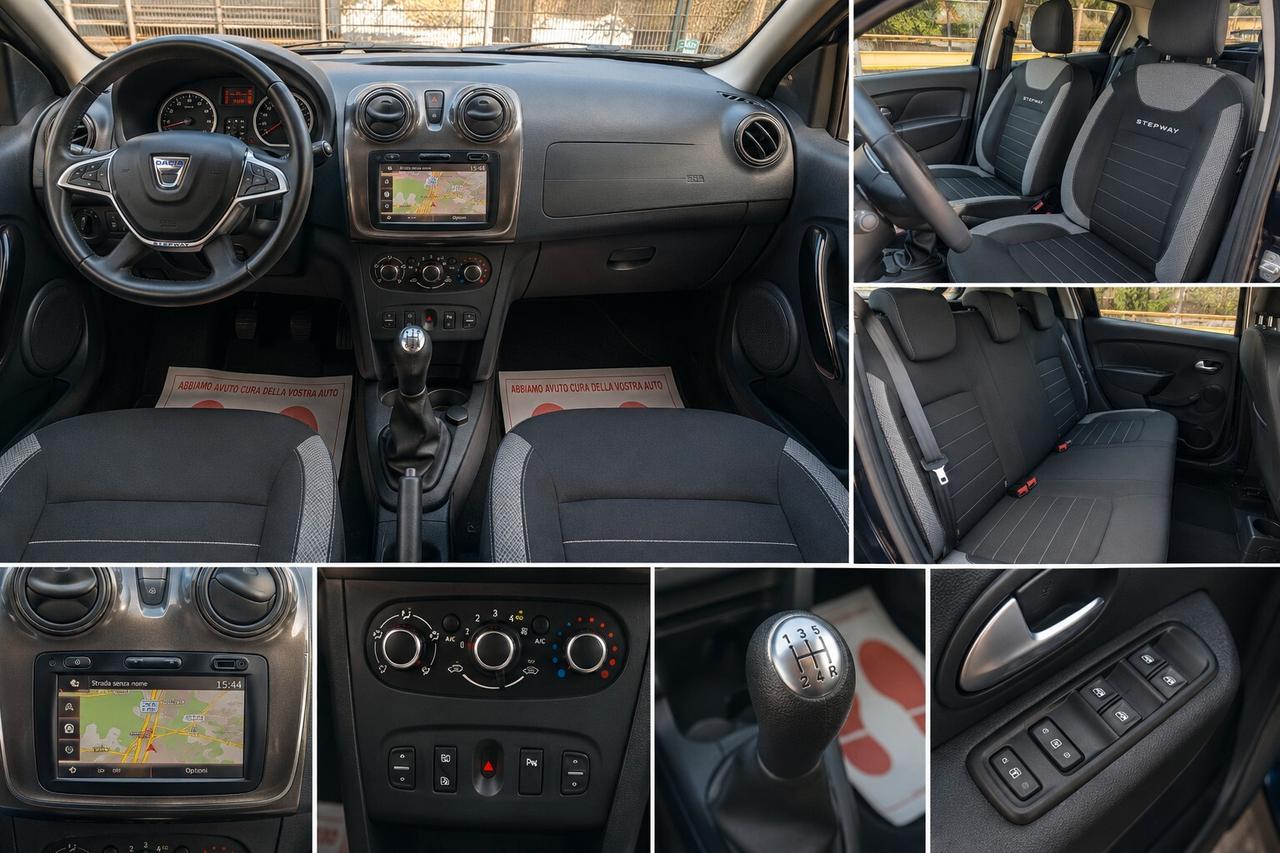 DACIA SANDERO STEPWAY 1.5 DCI 90CV – NAVIGATORE – EURO 6 – € 7.290