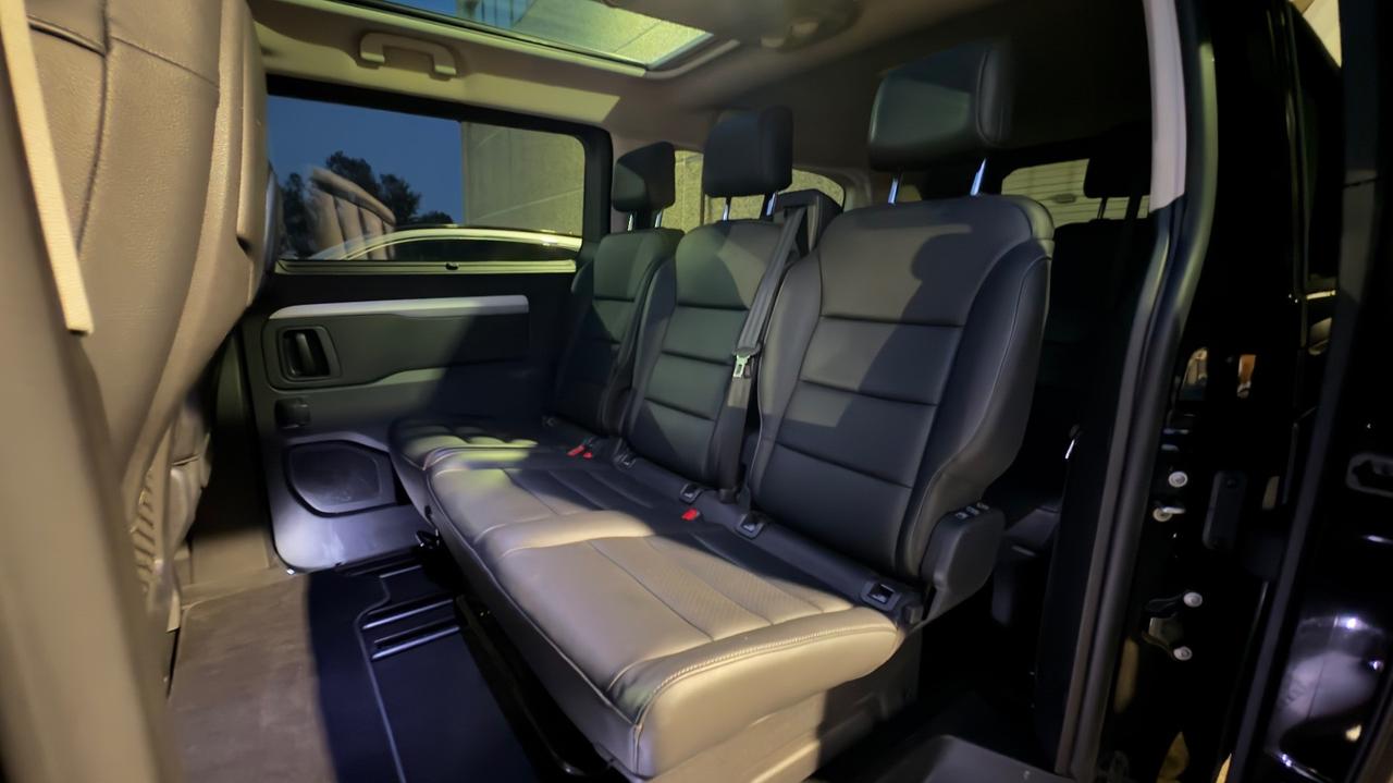 PEUGEOT TRAVELLER 2.0 BLUEHDI LONG BUSINESS VIP 177CV - OTTO POSTI, SEDILI IN PELLE ELETTRICI RISCADABILI, TETTO