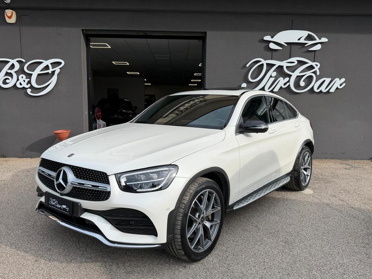 MERCEDES GLC 300D CUOPE' PREMIUM 4MATIC 2.0 245CV TETTO PELLE NAVI ANNO 2021