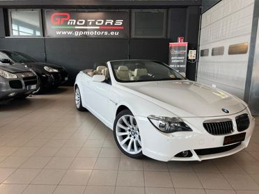 BMW 650 i Cabrio 367CV ! 1 PROPRIETARIO ! BIANCA ORIGINAL