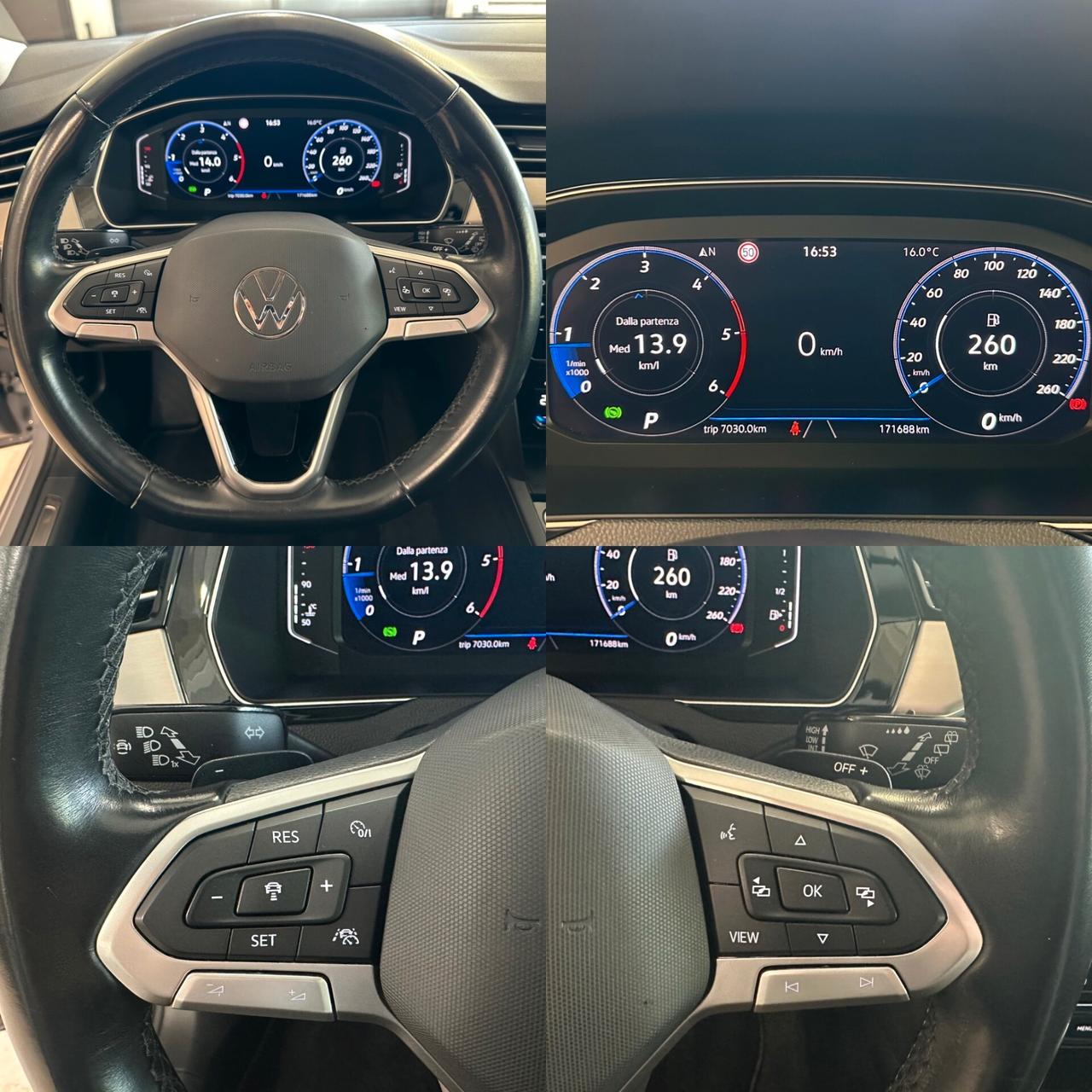 VOLKSWAGEN PASSAT VARIANT 2.0 TDI DSG ELEGANCE 150CV *CARPLAY*ACC*LED