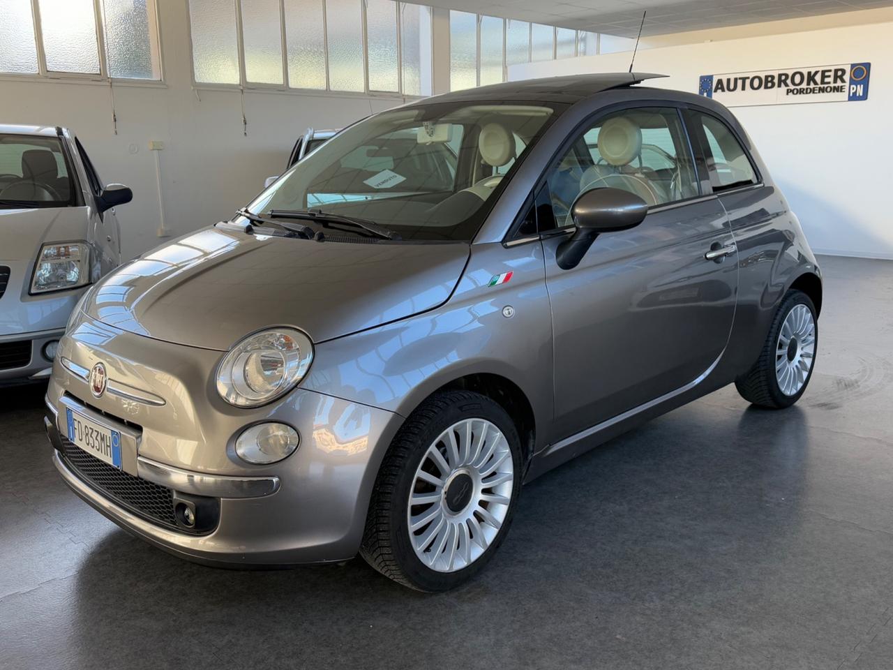 Fiat 500 1.2 Lounge TETTO PANORAMICO / APRIBILE ok neopatentati