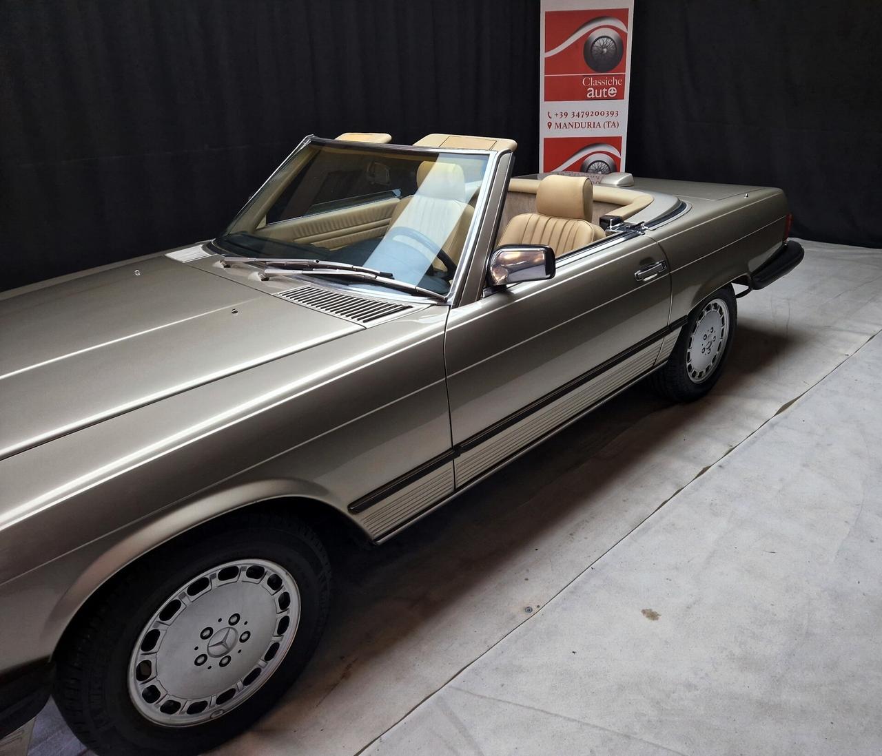 Mercedes-benz SL 560 anno 1987 certificata ASI con CRS