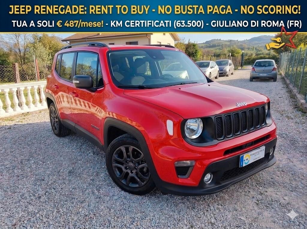 JEEP RENEGADE 120 CV – RENT TO BUY-NO BUSTA PAGA