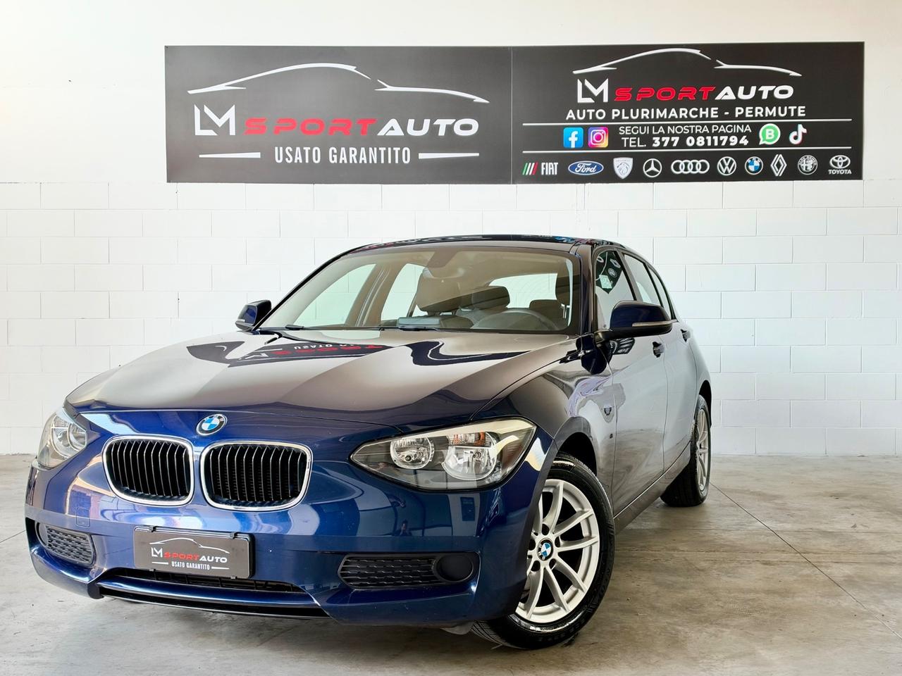 Bmw 114 114i 5p. IDEALE NOPATENTATI GARANZ 12 MESI