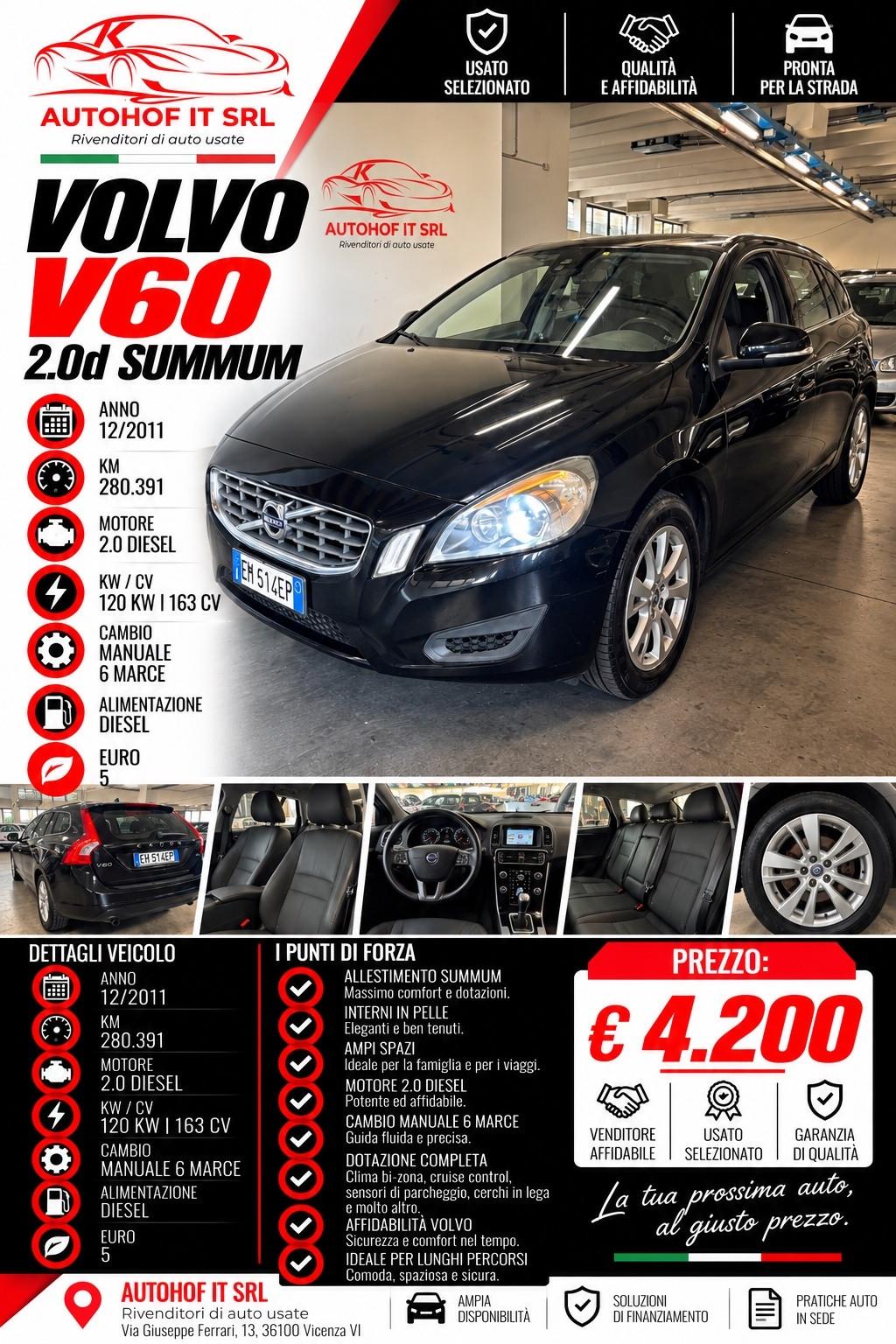 Volvo V60 2.0 D3 5 CILINDRI