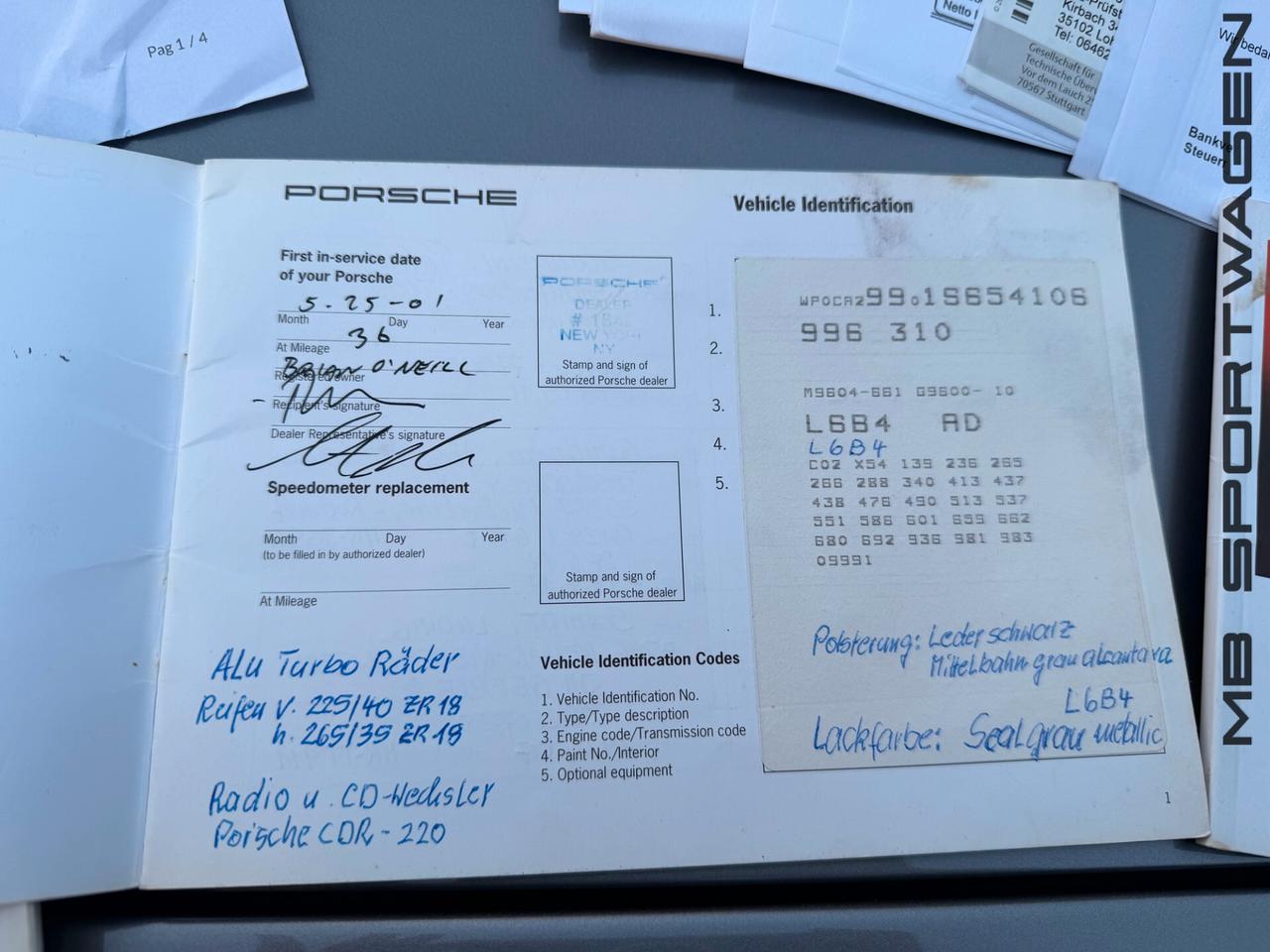 Porsche 911 Carrera Cabriolet ASI - IMS FATTO GARANZIA