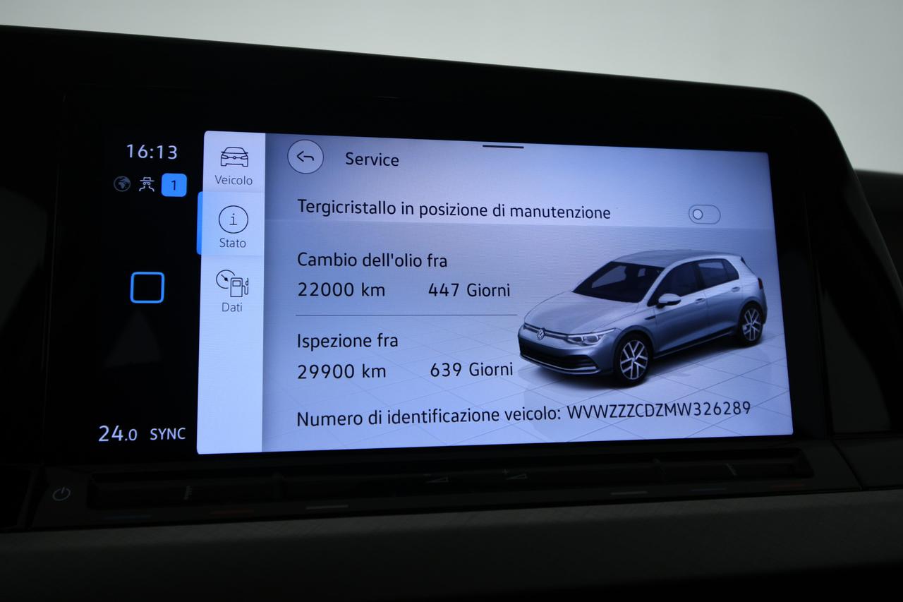 VOLKSWAGEN Golf 1.0 etsi evo Life 110cv dsg NEOPATENTATI+ACC+APP CONNECT