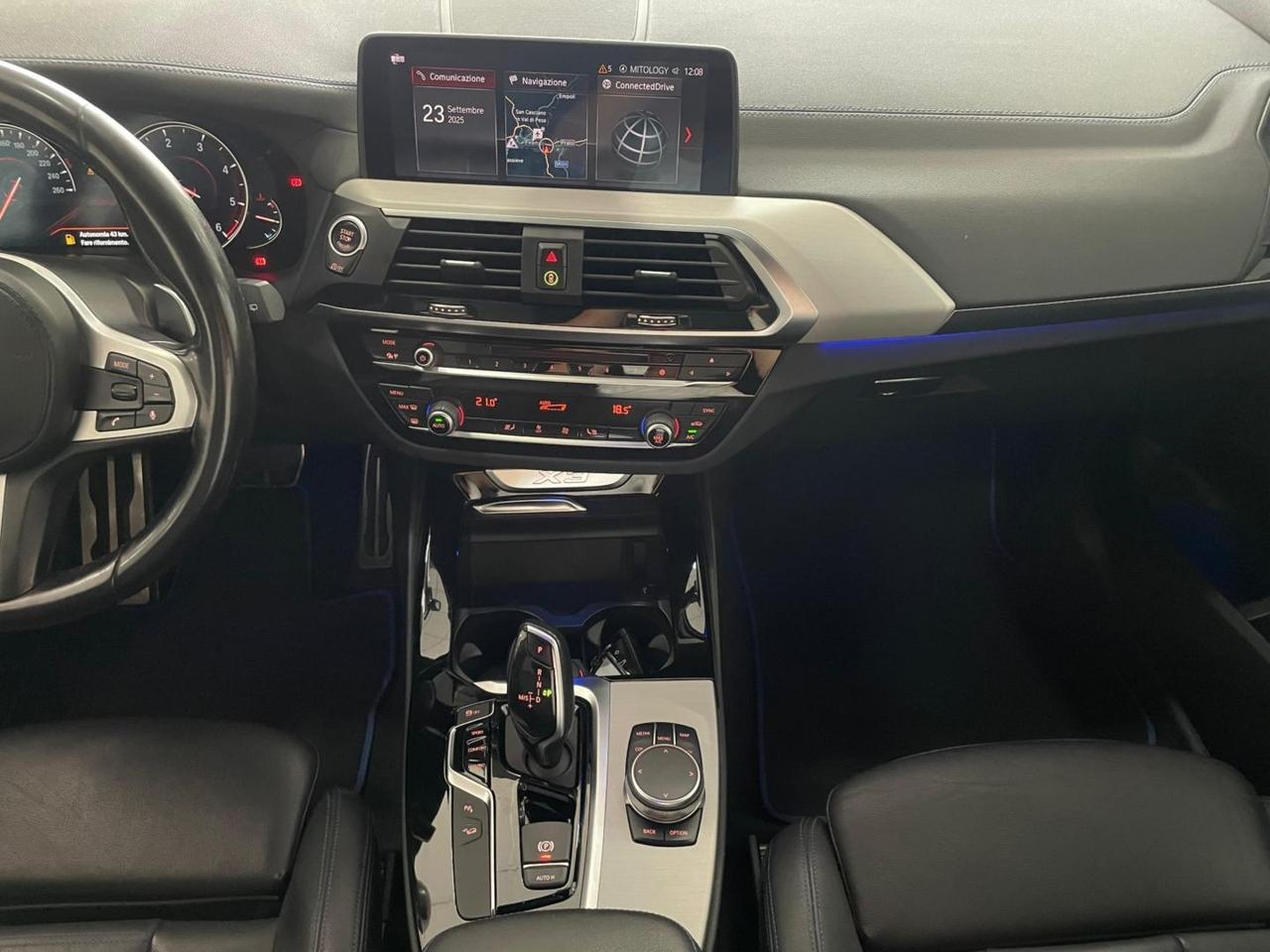 BMW X3 XDrive 25d M-Sport C.20" Led msport Camera Pelle
