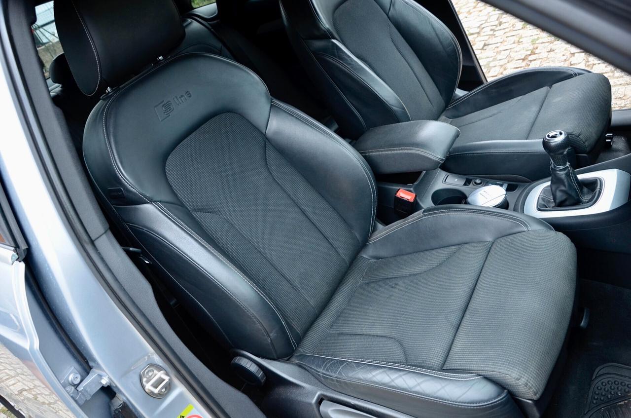 AUDI Q3 2.0 TDI S-LINE INT-EXT 150cv, UNICOPROPRIETARIO, UFF ITALIANA, EURO 6B, XENO, 18", PERMUTE