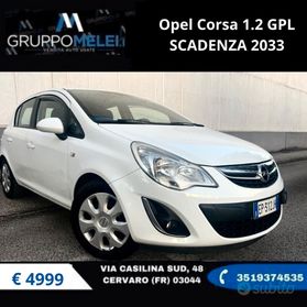 Opel Corsa 1.2 GPL SCADENZA 2033