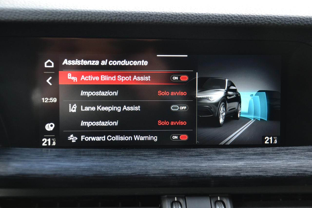 Alfa Romeo Stelvio 2.2 160CV AT8 *FULL LED+NAVI+PDC+RCAM+F1+PRIVACY*