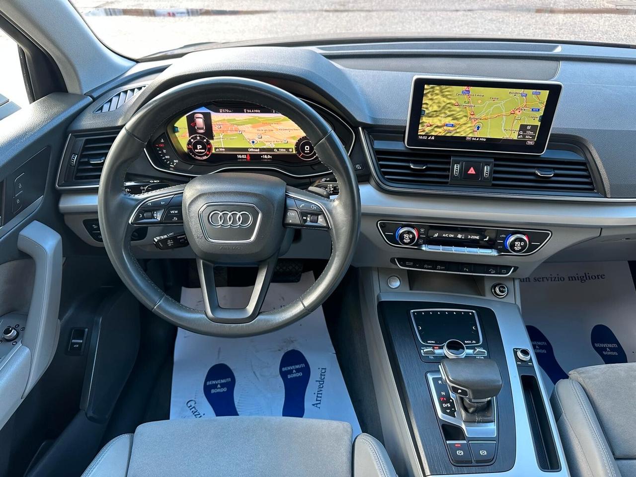 Audi Q5 40 TDI quattro S tronic line plus TETTO APRIBILE INTERNO PELLE MISTO ALCANTARA