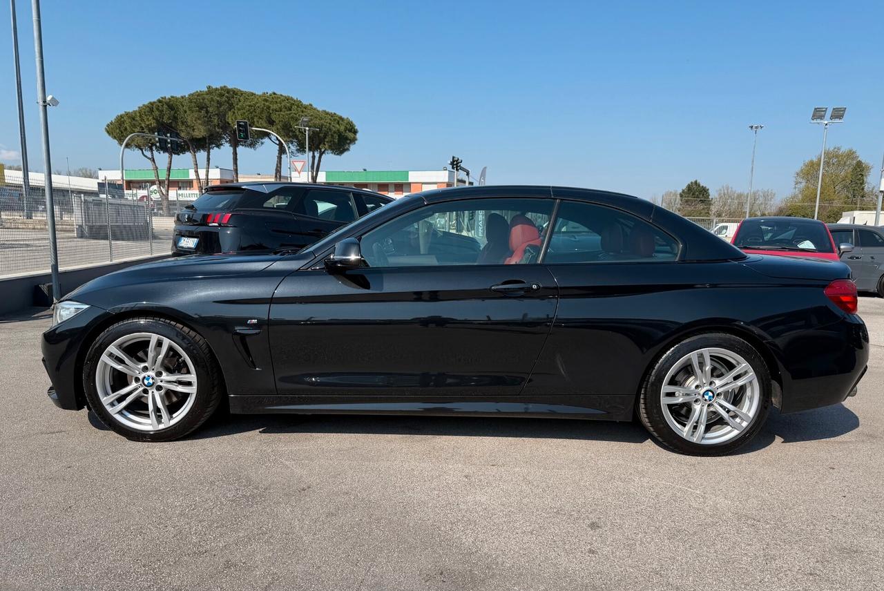 Bmw 420 420d Cabrio Msport /PELLE ROSSA/HEAD/FULL