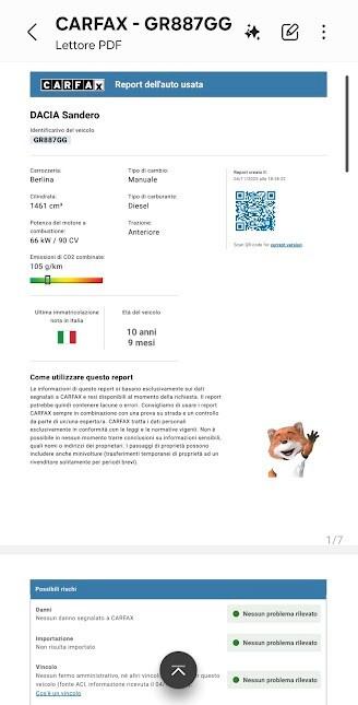 Dacia Sandero Stepway 1.5 dCi 8V 90CV Prestige