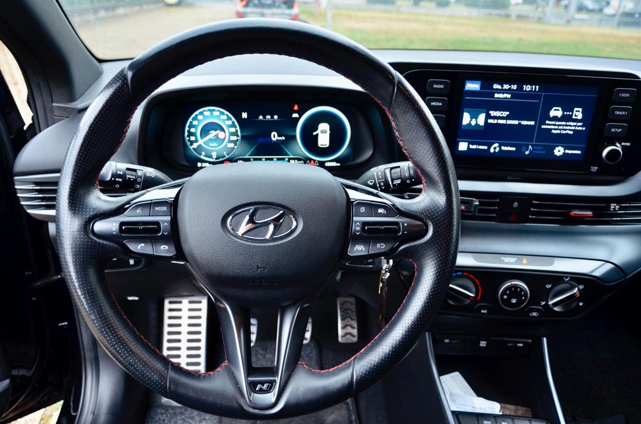HYUNDAI i20 1.0 T-GDI 48V NLINE 120cv, GARANZIA UFF HYUNDAI, UNICOPROPRIETARIO, SERVICE UFFICIALI, UFF ITALIANA, EURO 6D, FARI LED, APPLE ANDROID, RETROCAMERA, PERMUTE