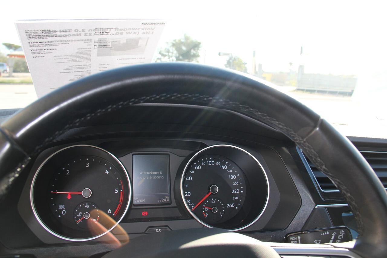 Volkswagen Tiguan 2.0 TDI SCR Life (KW 90 - CV 122 Neopatentati)