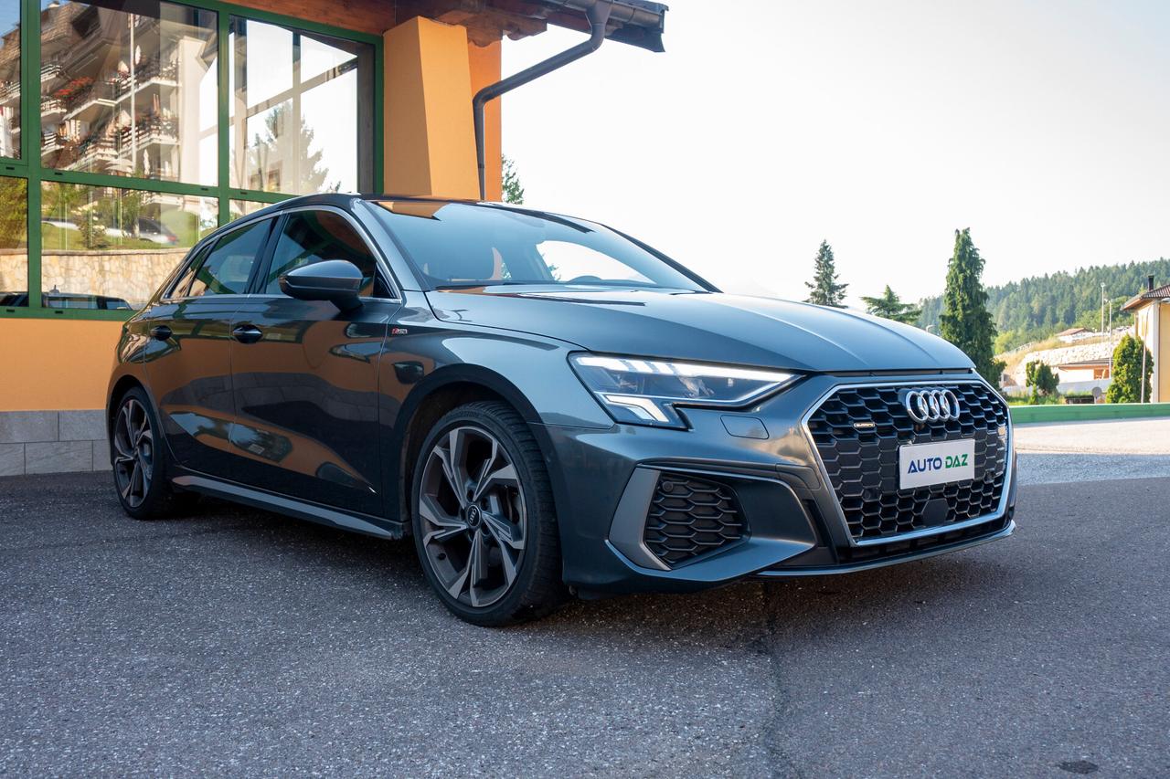 Audi A3 2.0 TDI quattro S line 200CV - UNIPROPRIETARIO
