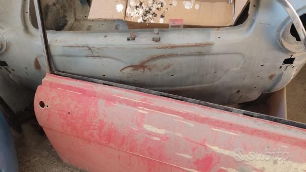 fiat bianchina del 66 in fase di restauro