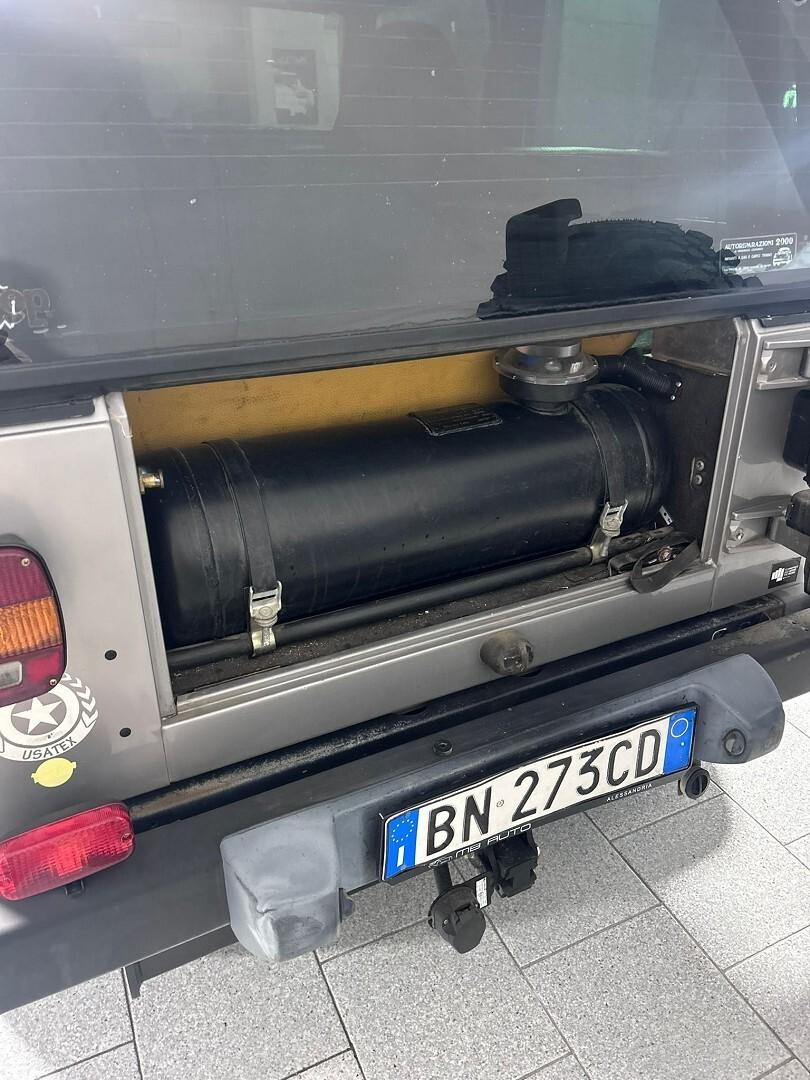 Jeep Wrangler con gancio traino omologato