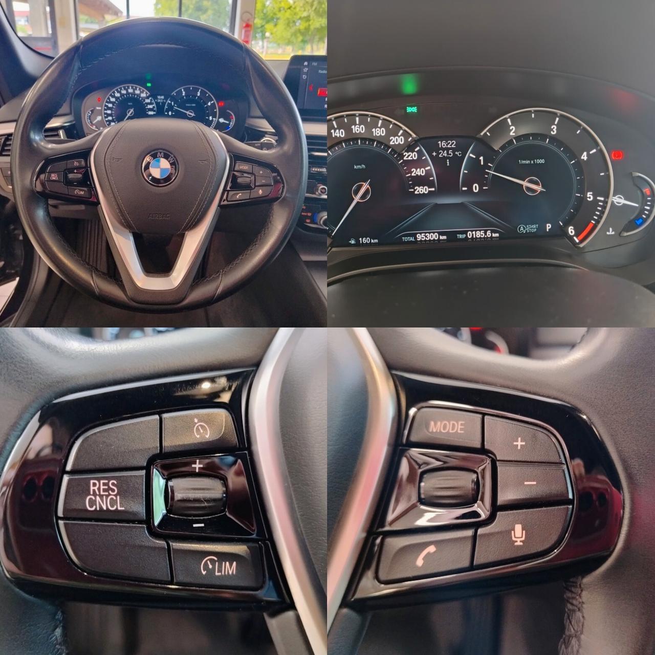 BMW 530d Touring 249cv CAMERA SEDILI SPORT TELAIO ADATTIVO