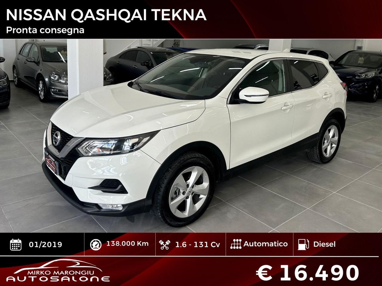 Nissan Qashqai dCi Tekna FINANZIABILE