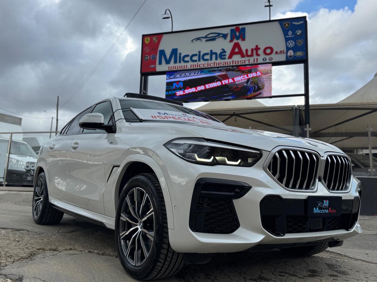 BMW X6 30D 286 CV M-SPORT FULL TETTO IVA ESPOSTA