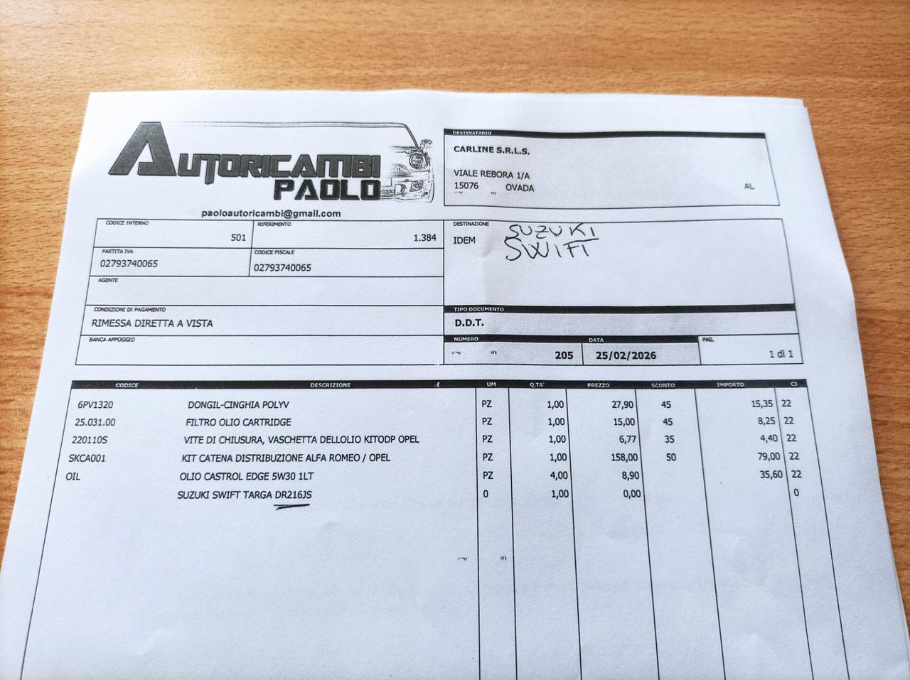 Suzuki Swift 1.3 DDiS 5p.(CATENA NUOVA)