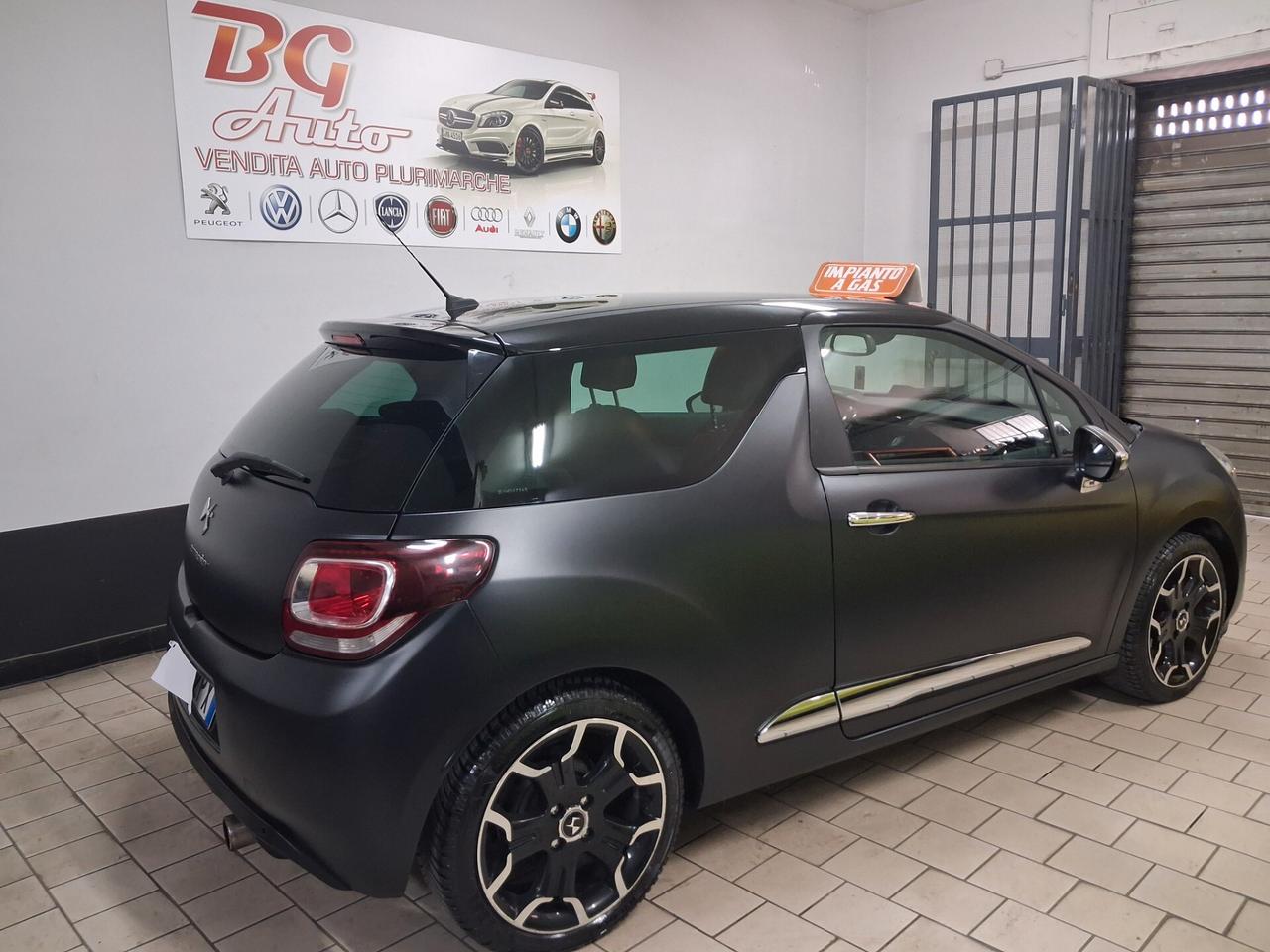 Citroen DS3 Just Black 1.4 GPL unico prop 2013