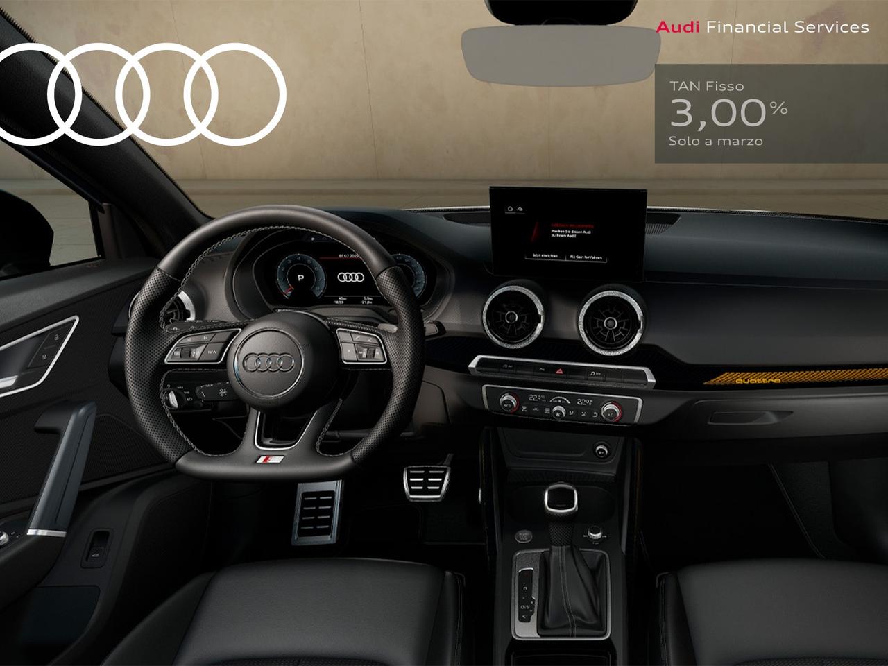 Audi Q2 40 2.0 tfsi identity black quattro s-tronic