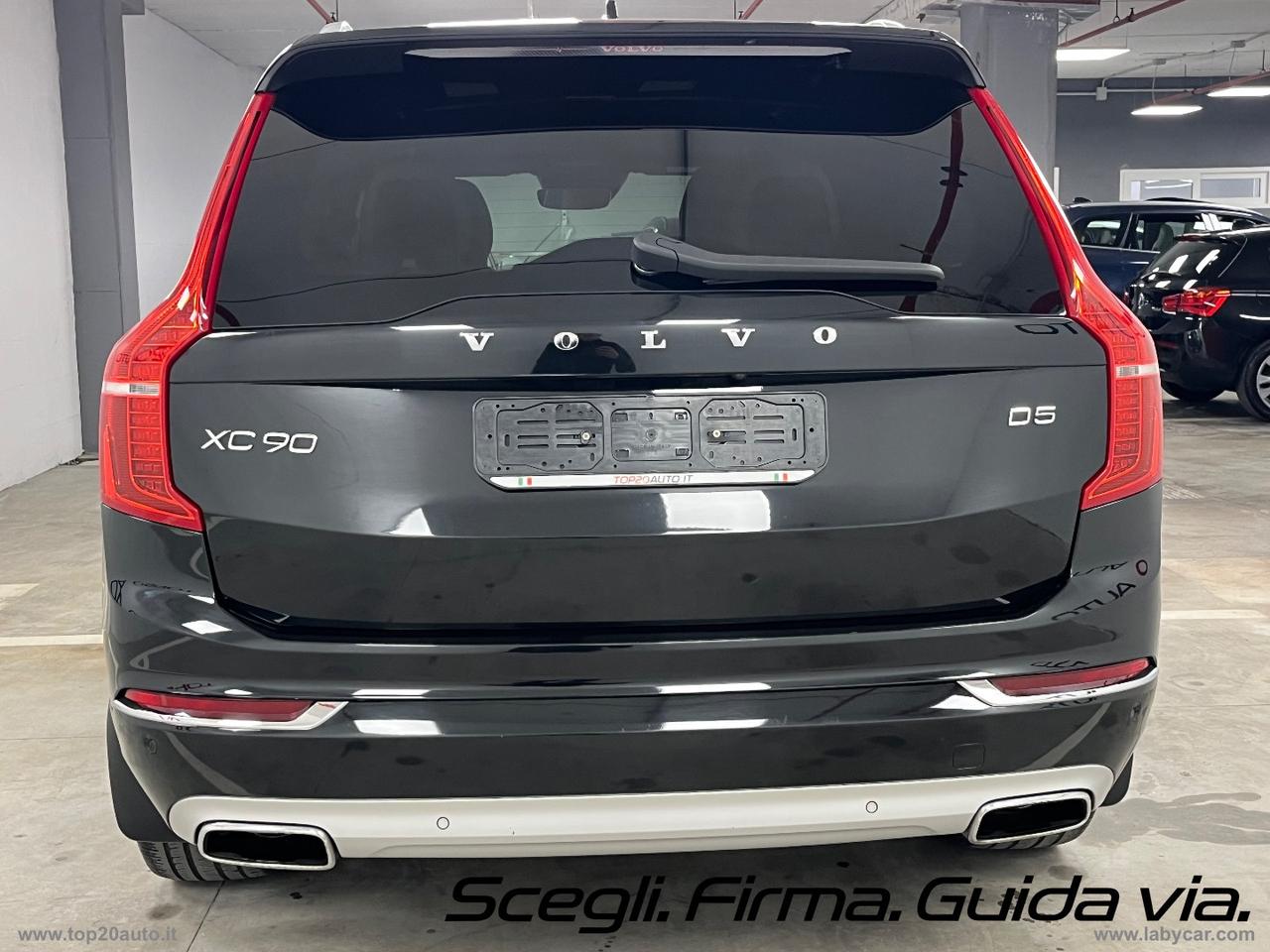 VOLVO XC90 D5 AWD Geartronic Inscription|TOTAL BLACK|PELLE TOTALE