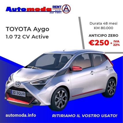 TOYOTA Aygo 1.0 72CV ACTIVE