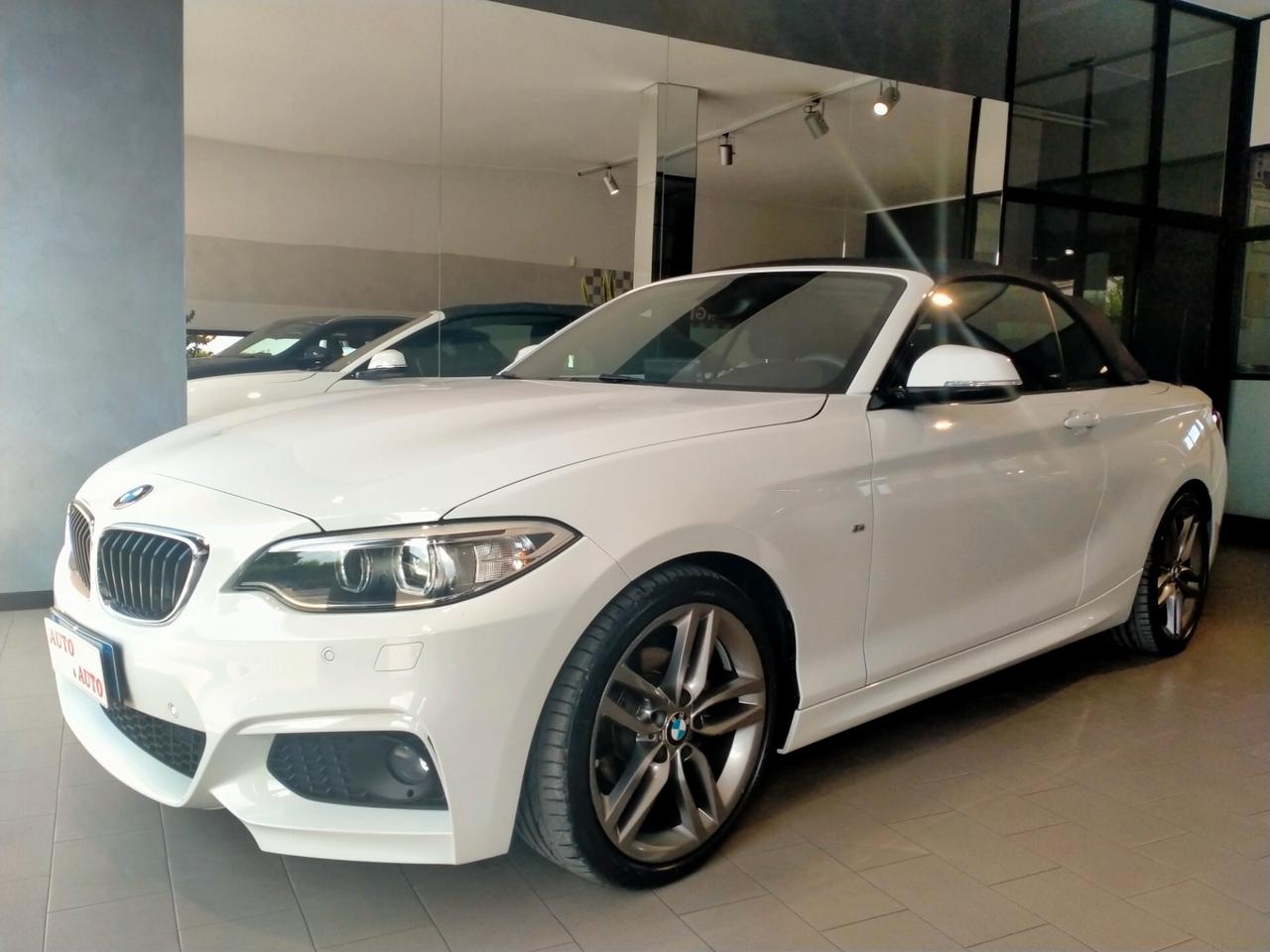 BMW 218 D CABRIO F23 150CV MSPORT STEPTRONIC / FULL SVC BMW / CAMERA