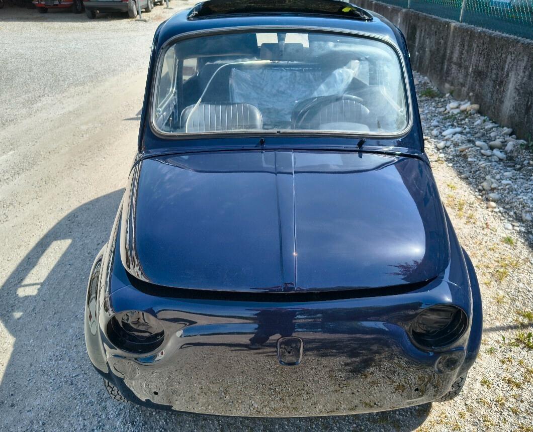 Fiat 500L blu | 1972 | Appena verniciata e restaurata