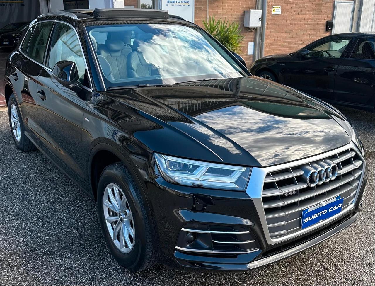 Audi Q5 40 TDI quattro S tronic line plus TETTO APRIBILE INTERNO PELLE MISTO ALCANTARA