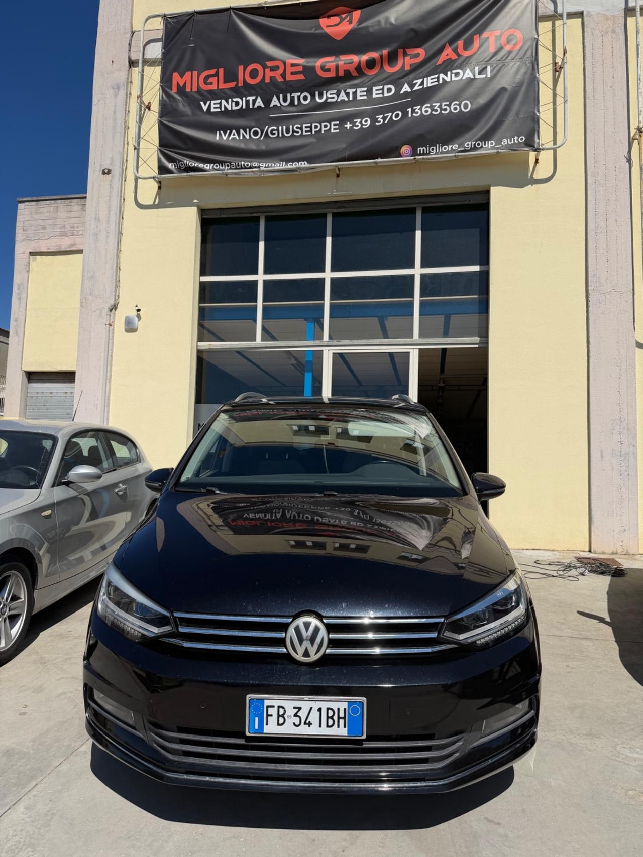 Volkswagen Touran 2.0 TDI 150 CV 7 posti Perfetta 2015
