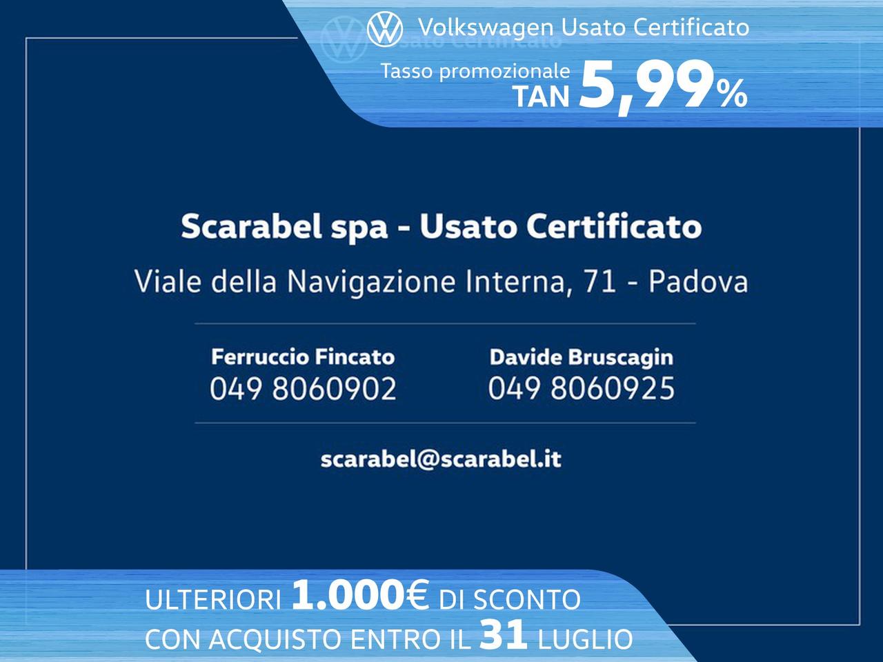 Volkswagen T-Roc 2.0 tdi life 150cv dsg