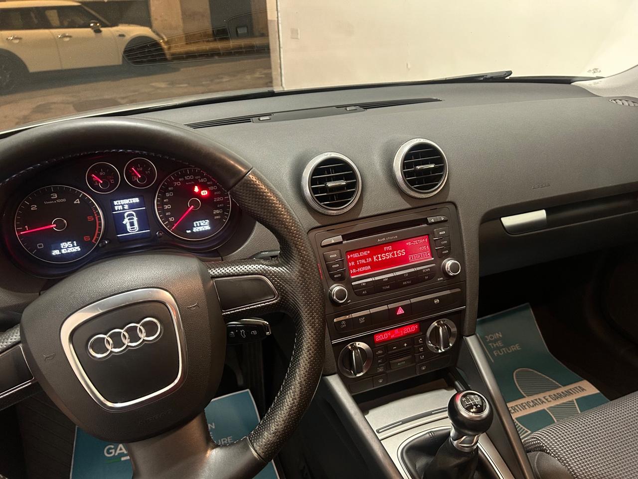 Audi A3 SPB 1.6 TDI 105 CV DA AMATORE