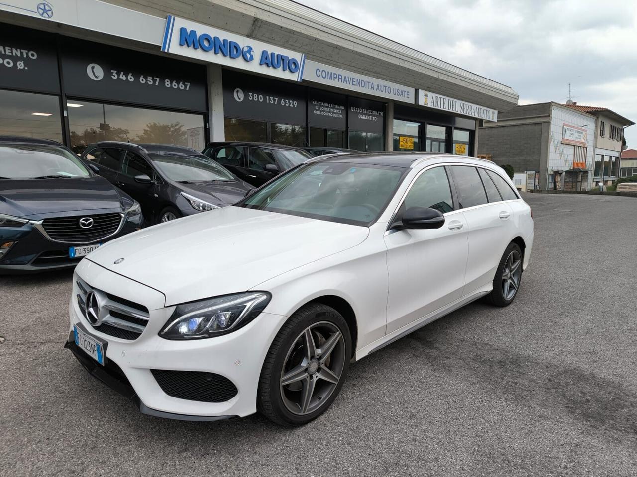 Mercedes-benz C 220 d S.W. 4Matic Auto Sport *PACK AMG*TETTO*F.LED*NAVI*