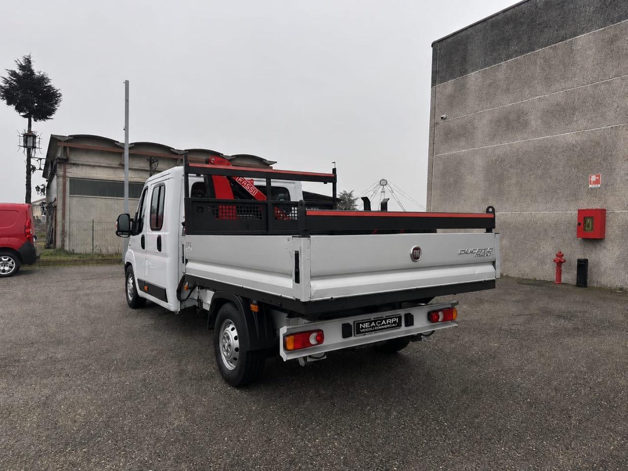 Fiat Ducato MAXI 2.3 MJT 130CV CASSONE GRU FASSI DOPPIA CABINA