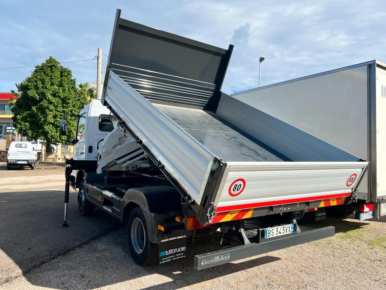 Mercedes Benz Atego 815 4.2 Tdi 153Cv Patente C Ribaltabile e gru nuovo