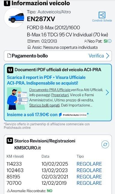 Ford B-Max 1.6 TDCi 95 CV Titanium