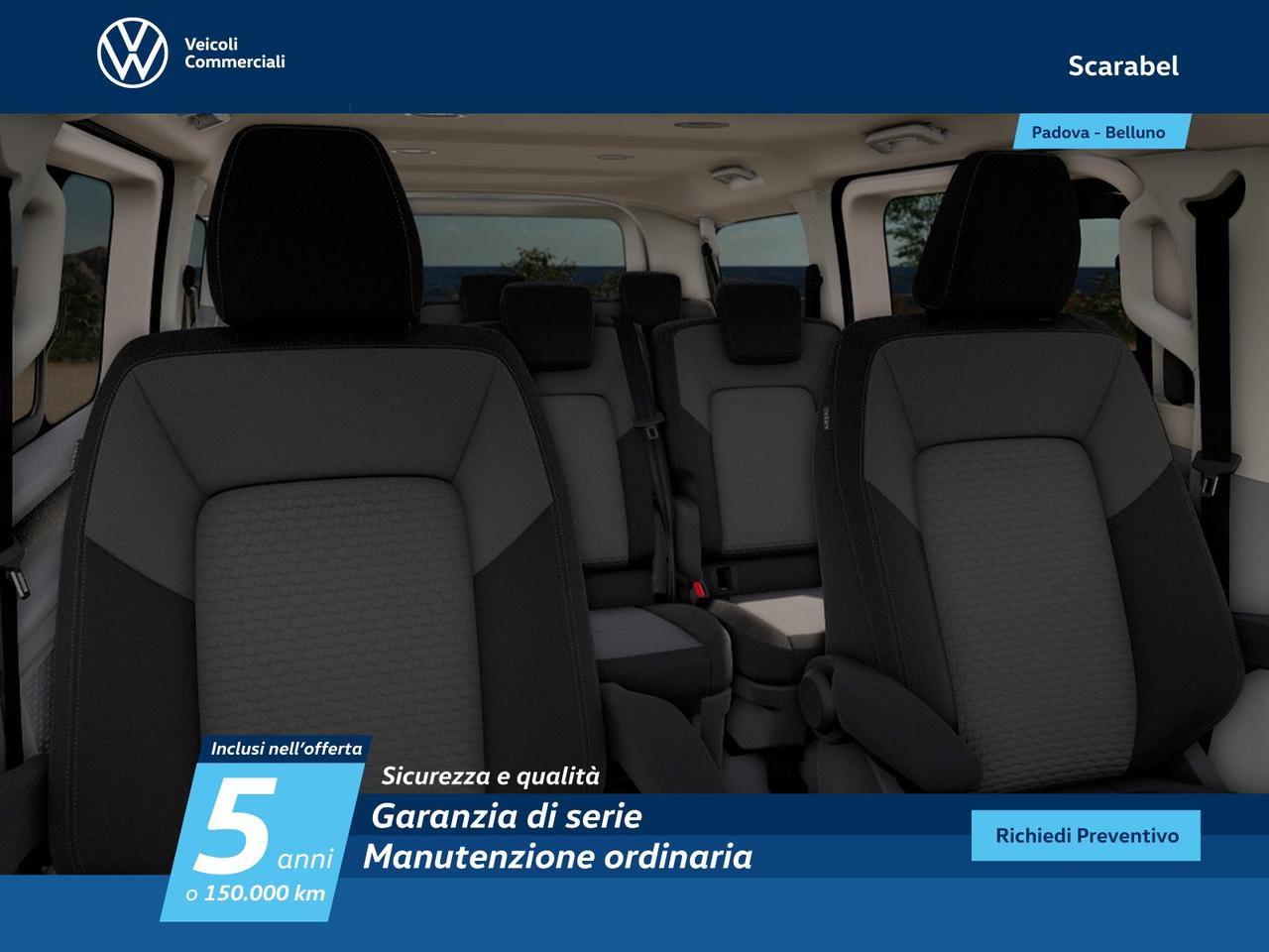 Volkswagen T7 Caravelle t7 2.0 tdi 170cv life l1 auto