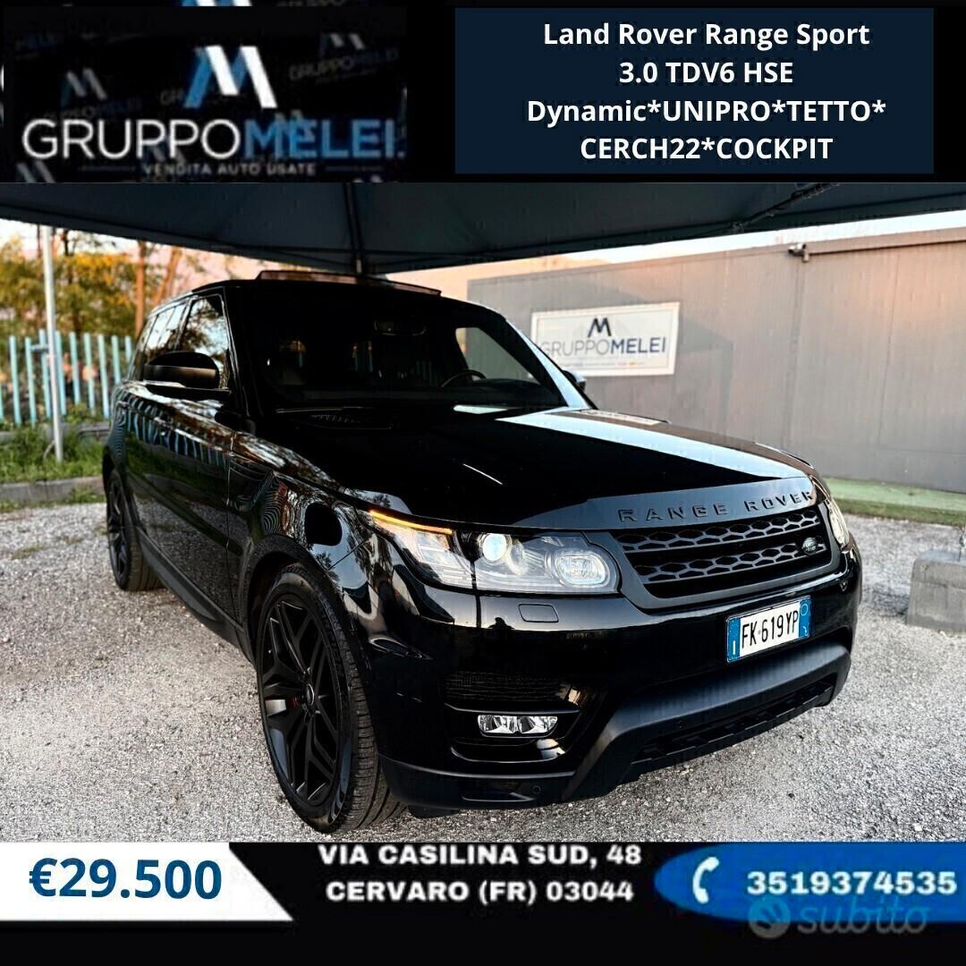 Land Rover Range Sport 3.0 TDV6 HSE Dynamic*TETTO*CERCH22*COCKPIT